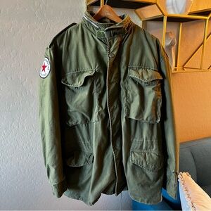 The Underground Faction punk hardcore scene green utility outdoor jacket medium